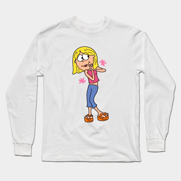 Lizzie Long Sleeve T-Shirt by artxlife